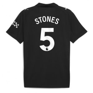 Pánsky Futbalový dres Manchester City John Stones #5 2025-26 Preč