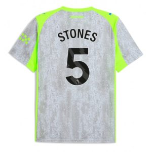 Pánsky Futbalový dres Manchester City John Stones #5 2025-26 Tretina