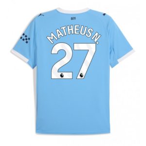 Pánsky Futbalový dres Manchester City Matheus Nunes #27 2025-26 Domáci