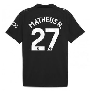 Pánsky Futbalový dres Manchester City Matheus Nunes #27 2025-26 Preč