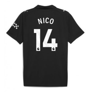 Pánsky Futbalový dres Manchester City Nico Gonzalez #14 2025-26 Preč