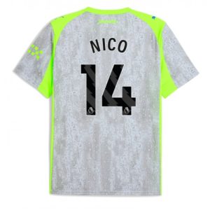 Pánsky Futbalový dres Manchester City Nico Gonzalez #14 2025-26 Tretina