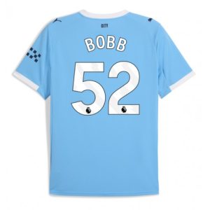Heren voetbalshirt Manchester City Oscar Bobb #52 2025-26 Thuis