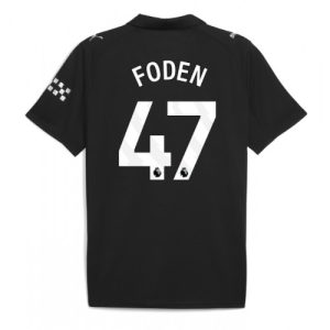 Heren voetbalshirt Manchester City Phil Foden #47 2025-26 Uit