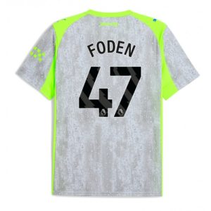 Heren voetbalshirt Manchester City Phil Foden #47 2025-26 Tretina