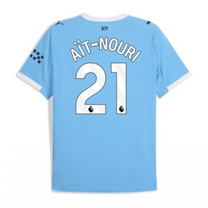 Heren voetbalshirt Manchester City Rayan Ait-Nouri #21 2025-26 Thuis
