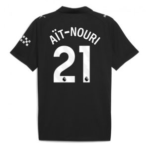 Heren voetbalshirt Manchester City Rayan Ait-Nouri #21 2025-26 Uit