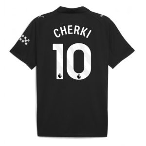 Heren voetbalshirt Manchester City Rayan Cherki #10 2025-26 Uit