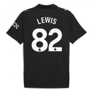Heren voetbalshirt Manchester City Rico Lewis #82 2025-26 Uit