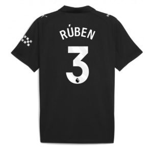 Heren voetbalshirt Manchester City Ruben Dias #3 2025-26 Uit