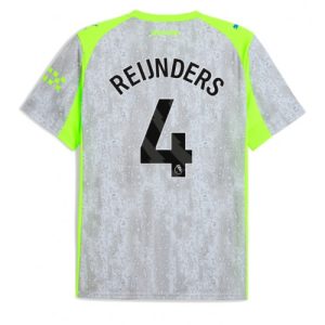 Heren Futbalshirt Manchester City Tijjani Reijnders #4 2025-26 Uit