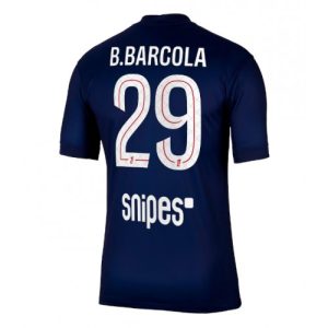 Pánske Futbalové dres Paris Saint-Germain Bradley Barcola #29 2025-26 Domáci