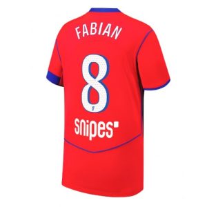 Pánske Futbalové dres Paris Saint-Germain Fabian Ruiz #8 2025-26 Tretina