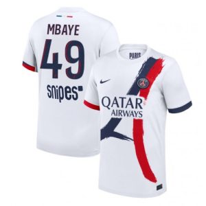 Pánske Futbalové dres Paris Saint-Germain Ibrahim Mbaye #49 2025-26 Preč