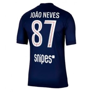 Pánske Futbalové dres Paris Saint-Germain Joao Neves #87 2025-26 Domáci