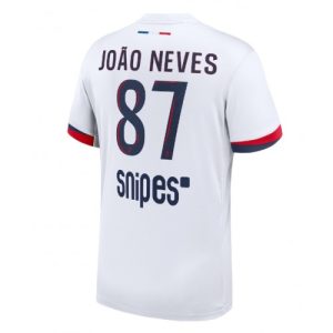 Pánske Futbalové dres Paris Saint-Germain Joao Neves #87 2025-26 Preč
