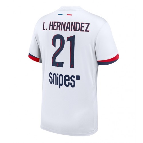 Heren voetbalshirt Paris Saint-Germain Lucas Hernandez #21 2025-26 Uitverkoop 1 Herenvoetbalshirt Paris Saint-Germain Lucas Hernandez #21 2025-26 Verwijderd