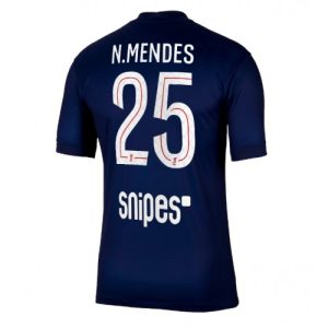 Pánske Futbalové dres Paris Saint-Germain Nuno Mendes #25 2025-26 Domáci