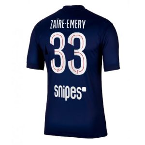 Pánske Futbalové dres Paris Saint-Germain Warren Zaire-Emery #33 2025-26 Domáci