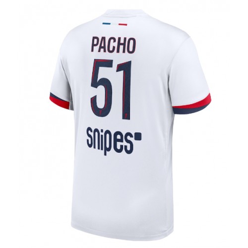 Herren-Fußballtrikot Paris Saint-Germain Willian Pacho #51 2025-26 Vorbei Herren-Fußballtrikot Paris Saint-Germain Willian Pacho #51 2025-26 Vorbei