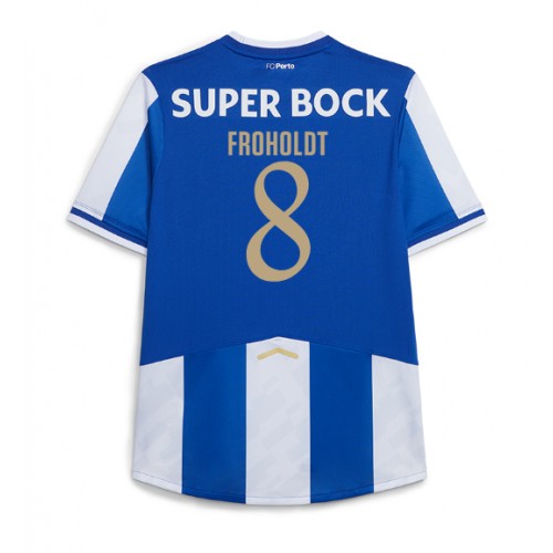 Heren shirt Porto Victor Froholdt #8 2025-26 Thuis 1 Heren Porto-trui Victor Froholdt #8 2025-26 Thuis