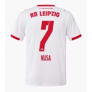 Futbalové dresy RB Leipzig Antonio Nusa #7 2025-26 Domáci