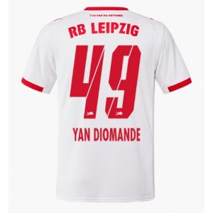 Futbalové dresy RB Leipzig Yan Diomande #49 2025-26 Domáci