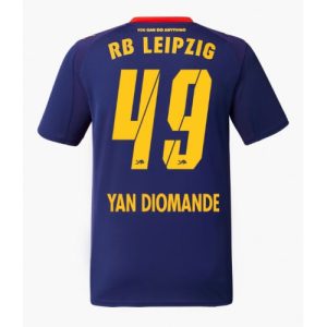 Futbalové dresy RB Leipzig Yan Diomande #49 2025-26 Preč