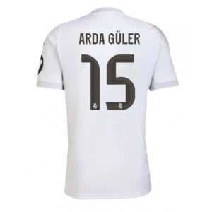 Fußballtrikot Real Madrid Arda Güler #15 2025-26 Zuhause
