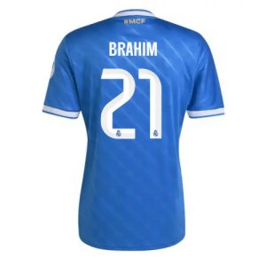 Fußballtrikot Real Madrid Brahim Diaz #21 2025-26 Drittel