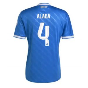 Futbalový dres Real Madrid David Alaba #4 2025-26 Tretina