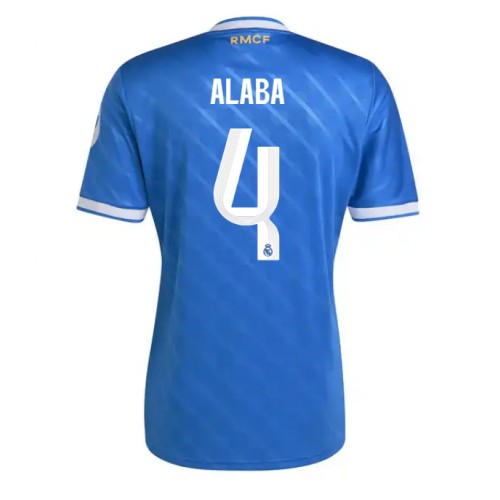 Voetbalshirt Real Madrid David Alaba #4 2025-26 Derde 1 Voetbalshirt Real Madrid David Alaba #4 2025-26 Tweede