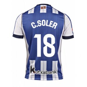 Futbalové dresy Real Sociedad Carlos Soler #18 2025-26 Domáci