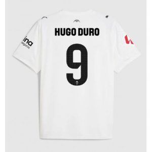 Fußballtrikot Valencia Hugo Duro #9 2025-26 Heimtrikot