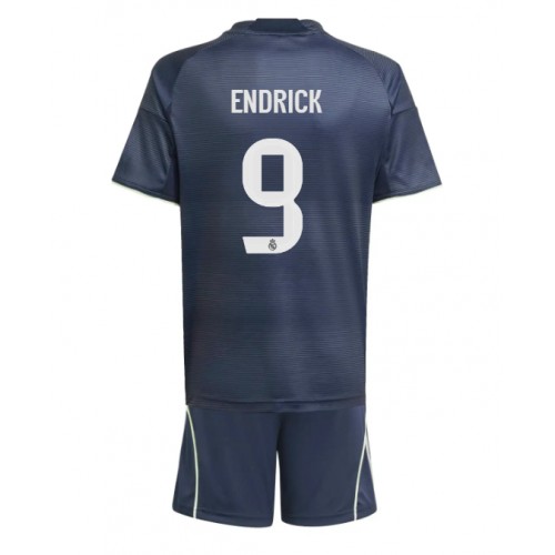 "Goedkope jeugdshirt voor kids Real Madrid Endrick #9 2025-26 Preč (+ trenírky)" "Goedkope voetbalshirts voor kids Real Madrid Endrick #9 2025-26 Preč (+ trenieрky)"