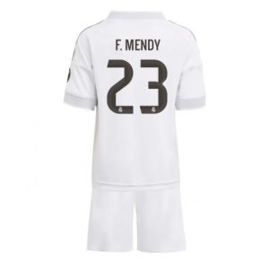 Replika Detský dres Real Madrid Ferland Mendy #23 2025-26 Domáci (+ trenírky)