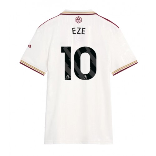 Damesdraagjurken Arsenal Eberechi Eze #10 2025-26 Tretina 1 Damesdressen Arsenal Eberechi Eze #10 2025-26 Drie