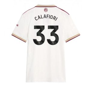 Dames jerseys Arsenal Riccardo Calafiori #33 2025-26 Derde