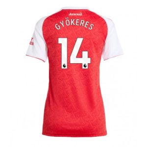 Damesshirts Arsenal Viktor Gyökeres #14 2025-26 Thuis