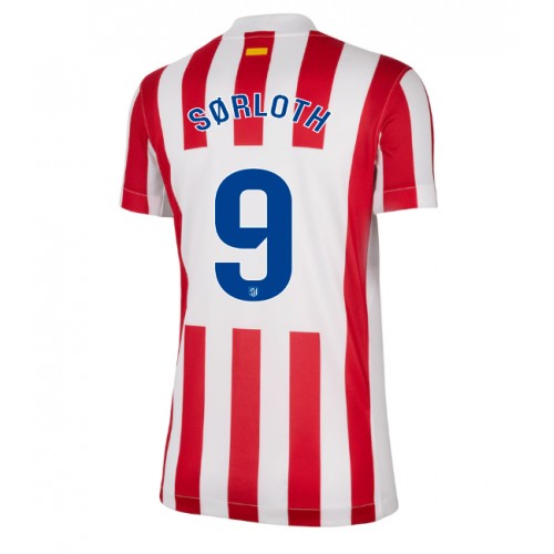 Damen-Fußballtrikot Atlético Madrid Alexander Sorloth #9 2025-26 Heim 1 Damen-Fußballtrikot Atlético Madrid Alexander Sorloth #9 2025-26 Heim