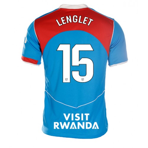 Damen-Fußballtrikot Atletico Madrid Clement Lenglet #15 2025-26 Viertel 1 Damen-Fußballtrikot Atletico Madrid Clement Lenglet #15 2025-26 Viertel