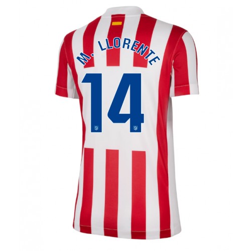 Dámsky Futbalový dres Atletico Madrid Marcos Llorente #14 2025-26 Domáci 1 Dámsky Futbalový dres Atletico Madrid Marcos Llorente #14 2025-26 Domáci
