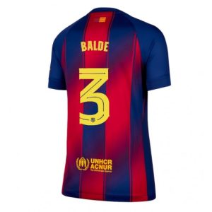 Frauen Fußballtrikot Barcelona Alejandro Balde #3 2025-26 Zuhause