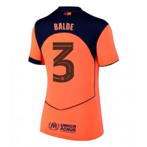 Frauen Fußballtrikot Barcelona Alejandro Balde #3 2025-26 Drittel