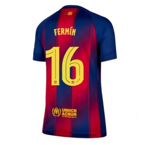 Frauen Fußballtrikot Barcelona Fermin Lopez #16 2025-26 Zuhause