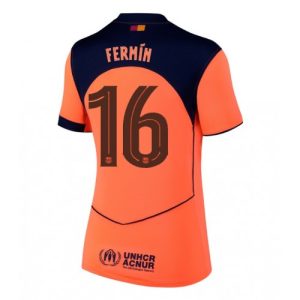 Frauen Fußballtrikot Barcelona Fermin Lopez #16 2025-26 Drittel