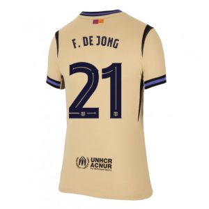 Frauen Fußballtrikot Barcelona Frenkie de Jong #21 2025-26 Auswärts