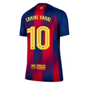 Damen-Fußballtrikot Barcelona Lamine Yamal #10 2025-26 Heim