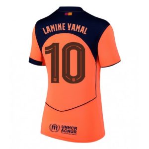 Damen-Fußballtrikot Barcelona Lamine Yamal #10 2025-26 Drittel