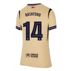 Damen-Fußballtrikot Barcelona Marcus Rashford #14 2025-26 Auswärts